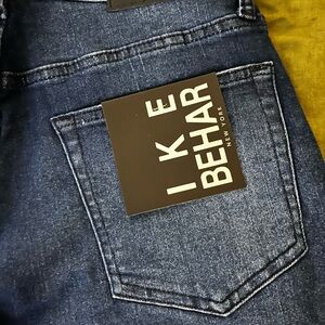 Ike Behar Dark Blue Denim Jeans